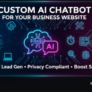 I will build a Custom AI Chatbot for your Business Website